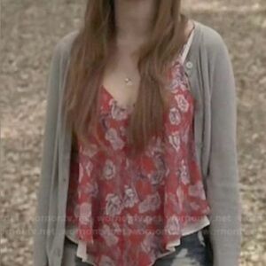 Lydia Martin Astr Floral Camisole - Orange and Pink